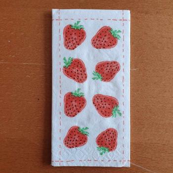 Taschentuch Erdbeeren
