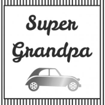 Serviette Super Grandpa