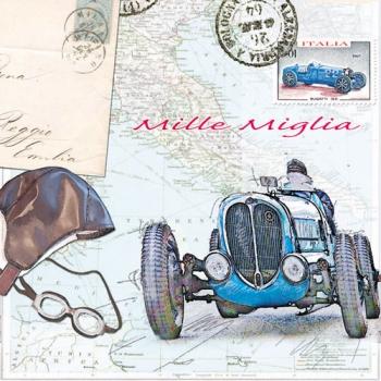 Serviette Bugatti Mille miglia