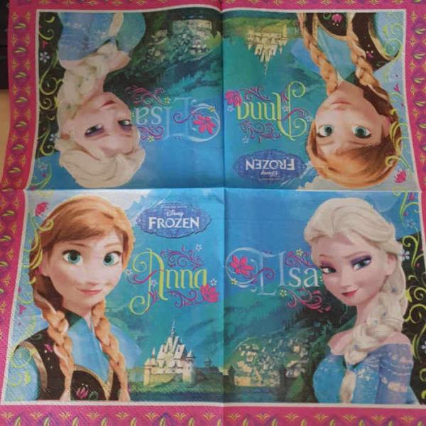 Serviette Frozen Anna & Elsa