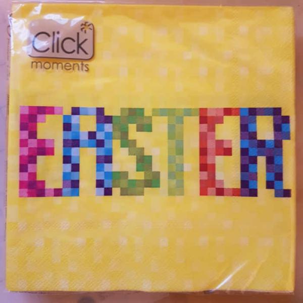 Serviette Easter Pixel