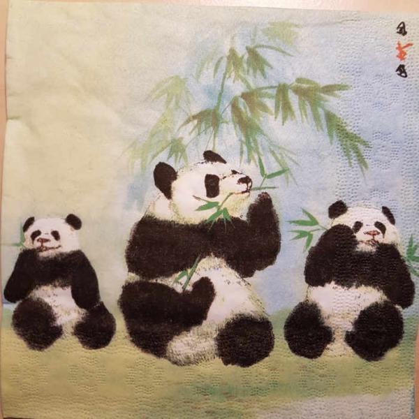 Serviette Pandas