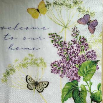 Serviette Fiona lilac