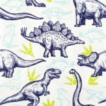 Serviette Dinosaurier