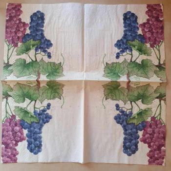 Serviette Reben