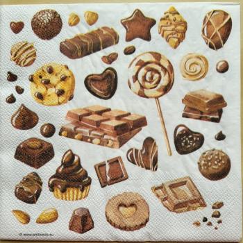 Serviette Sweet chocolates