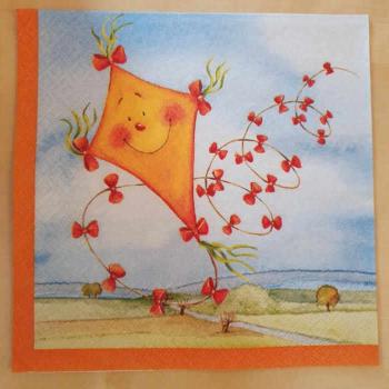 Serviette Drachen