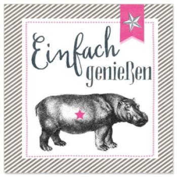 Serviette Einfach geniessen