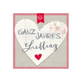 Serviette Ganzjahresliebling taupe