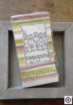 Bistroserviette Begegnen