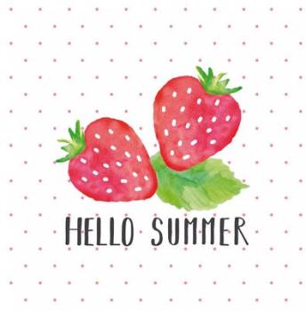 Serviette Hello summer 2
