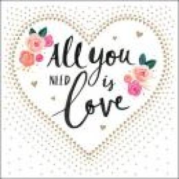 Serviette All you need is love