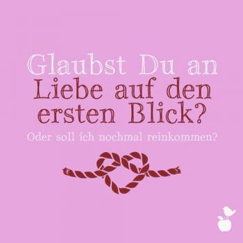 Serviette Liebe auf den 1. Blick