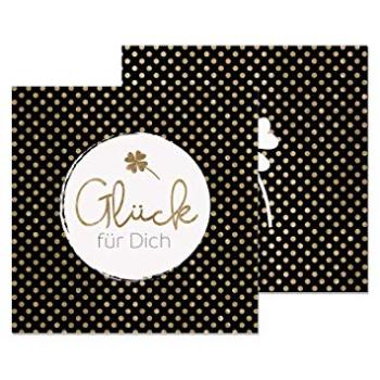 Serviette Glück für Dich