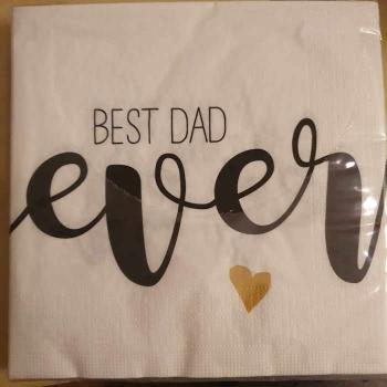 Serviette Best dad ever