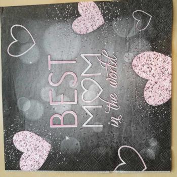 Serviette Best mom in the world