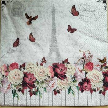 Serviette Romantic Paris