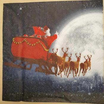 Serviette Rentierschlitten