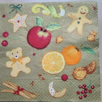 Serviette Lebkuchenmann