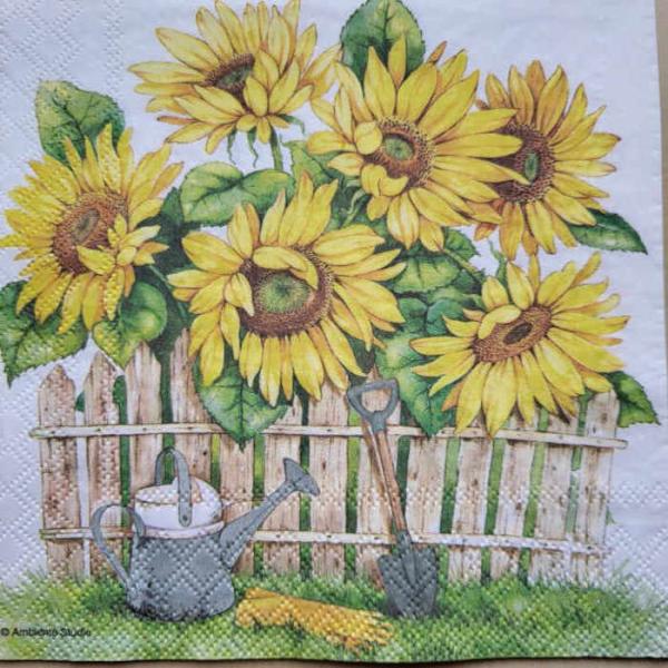 Serviette Sunflower garden