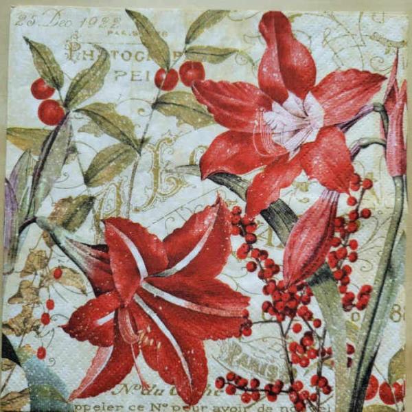 Serviette Amaryllis