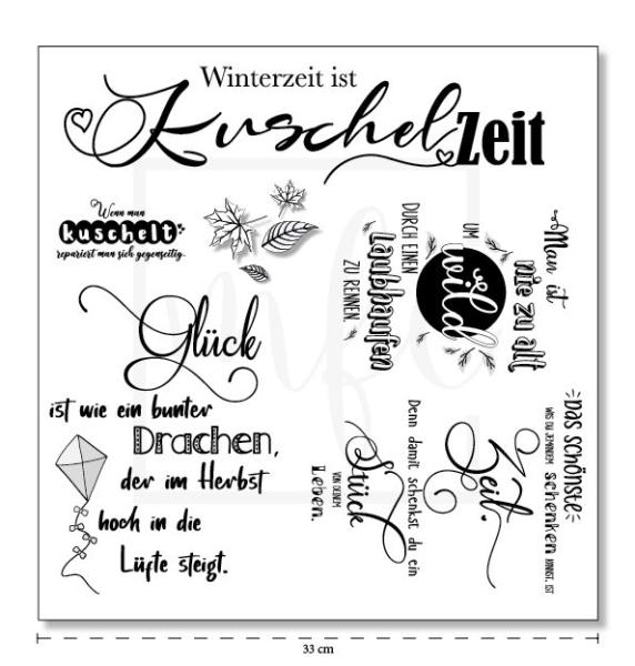 Serviette Kuschelzeit
