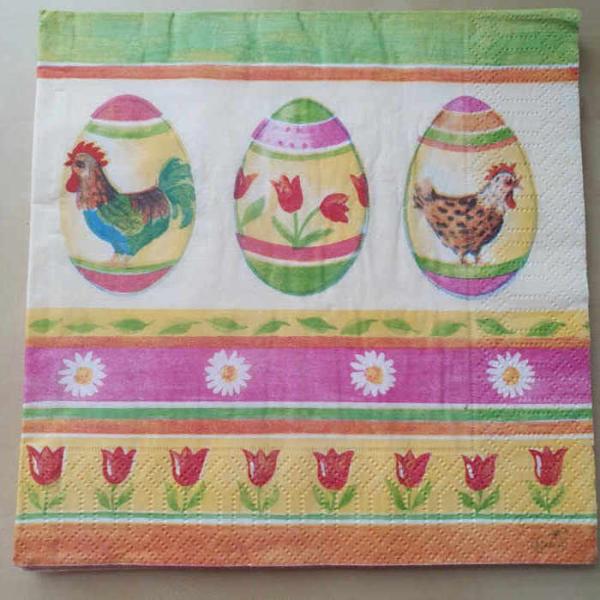 Serviette Osterdeko