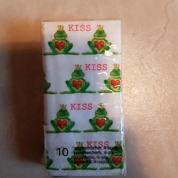 Taschentuch Kiss me