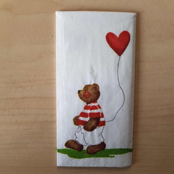 Taschentuch Love Bear