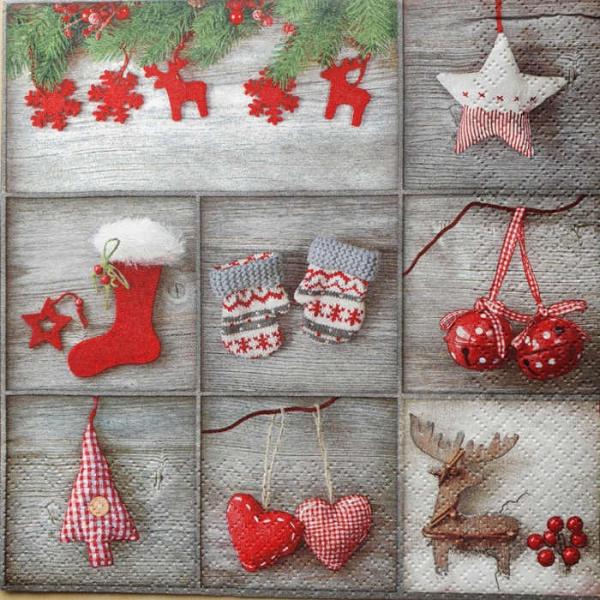 Serviette Weihnachtszauber