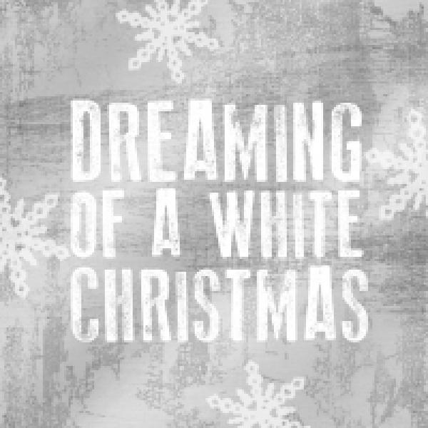 Serviette White Christmas