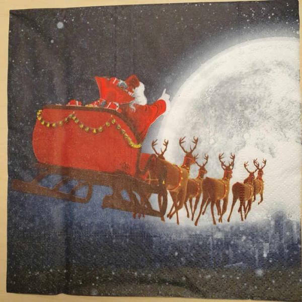 Serviette Rentierschlitten