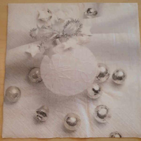 Serviette Traum in weiss