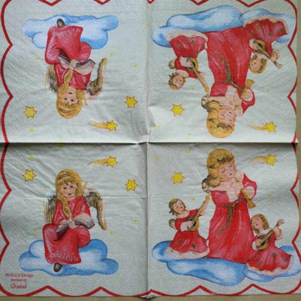 Serviette Engelchor