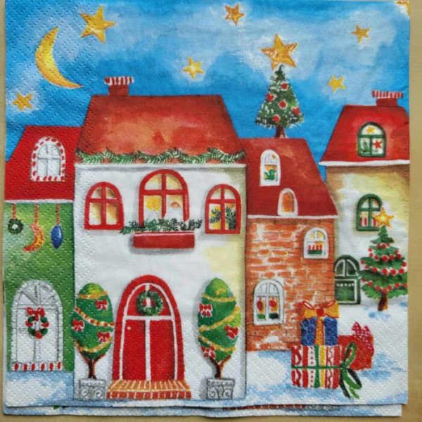Serviette Im Dorf