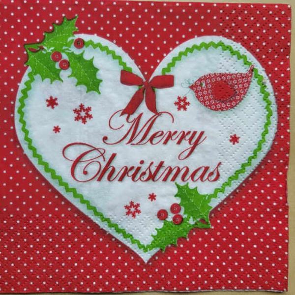 Serviette Merry Christmas