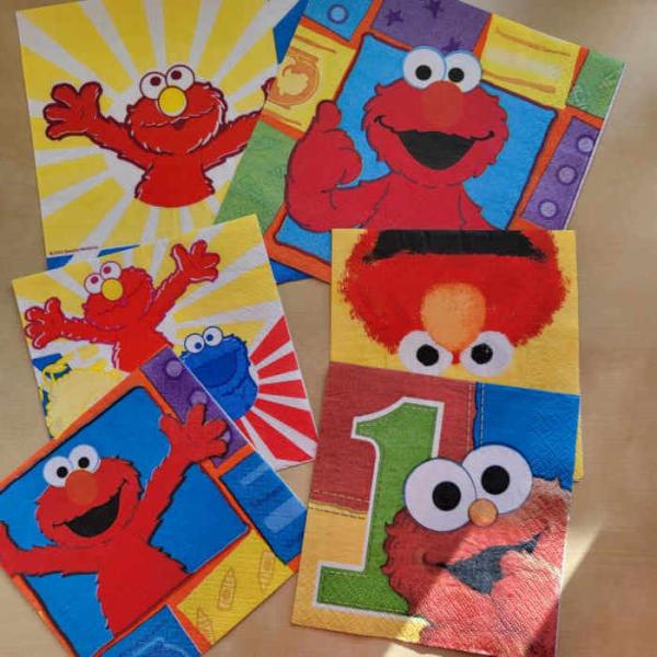 Serviettenüberraschung Sesame Street