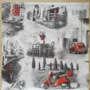 Serviette Italian Streets