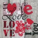Serviette Love